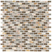 Glas & Mamor Mosaik 5th Avenue Dark Brown Mix Seashell - FliesenDeal24 - Fliesen günstig kaufen