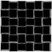 Glasmosaik 3D Black - 26cm x 26cm - FliesenDeal24 - Fliesen günstig kaufen
