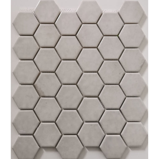 Keramisches Mosaik Castello Hexagon Weiß 32x28_4330542115709