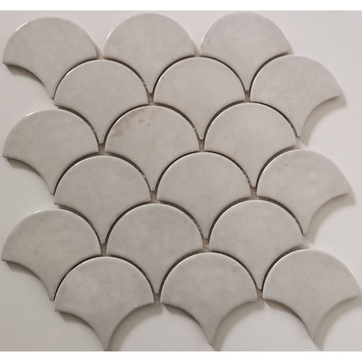 Keramisches Mosaik Castello Fächer Weiß 29,2x30,3_4330542115754