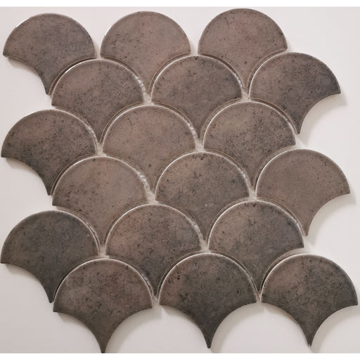 Keramisches Mosaik Castello Fächer Grau 29,2x30,3_4330542115792