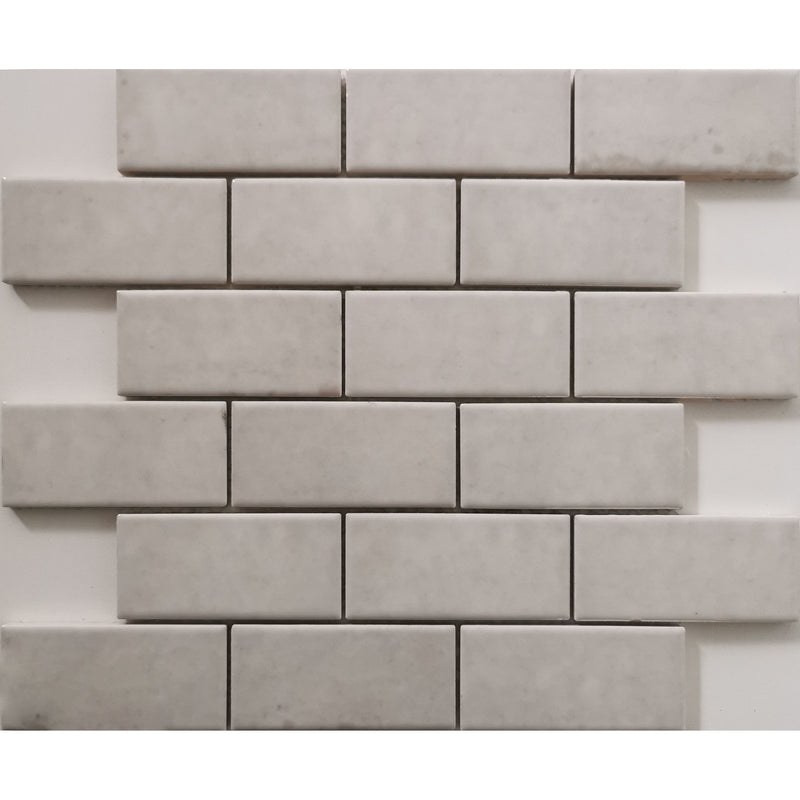 Keramisches Mosaik Castello Brick Weiß 30,3x30,6_4330542115808