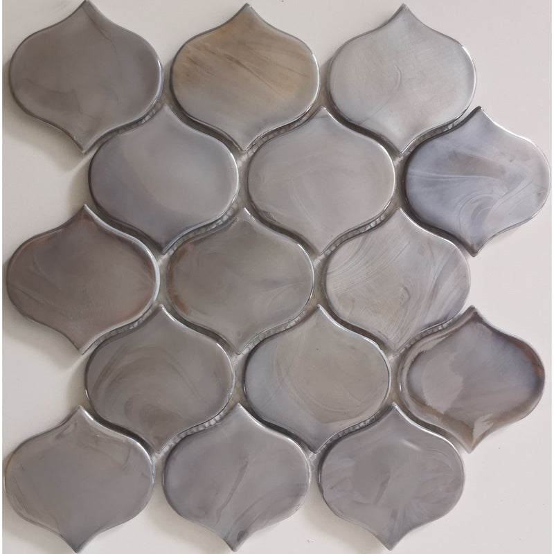 Glasmosaik Cadiz Arabesque Grau 26,4x28,3_4330542115884