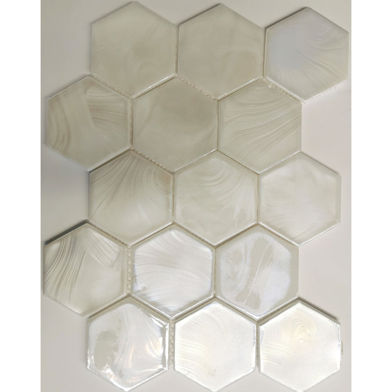 Glasmosaik Cadiz Hexagon Weiß 26x29,9_4330542115914