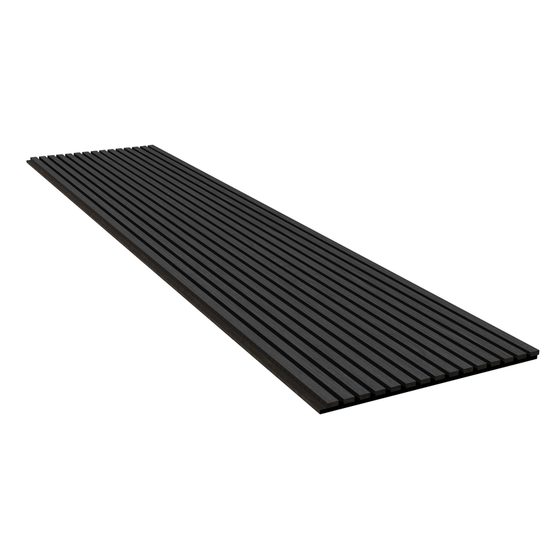 Akustikpaneel Eiche Brau Geölt Matt - Schwarzer Filz - 60x240cm-4330542119721