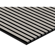 Akustikpaneel Eiche Grau Matt - Schwarzer Filz - 60x240cm-4330542119691