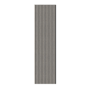Akustikpaneel Eiche Grau Matt - Schwarzer Filz - 60x240cm-4330542119691