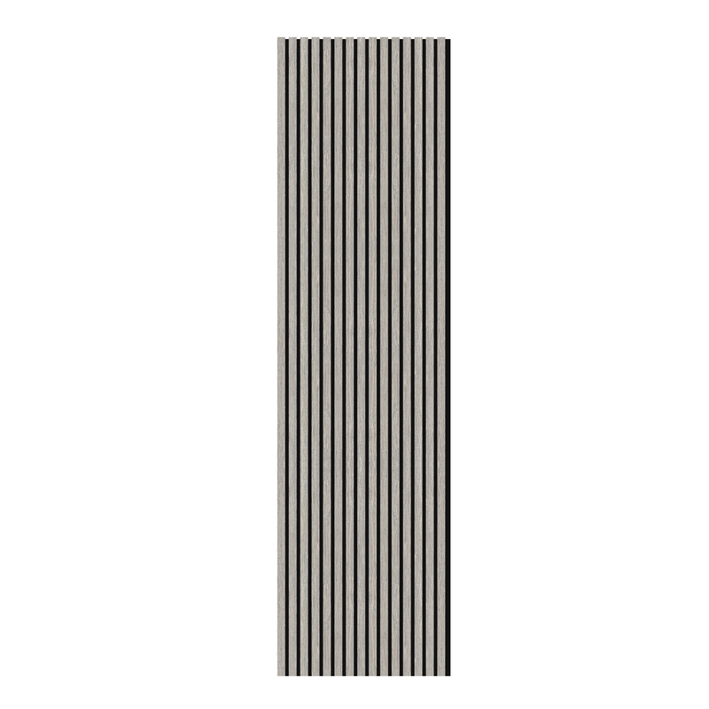 Akustikpaneel Eiche Grau Matt - Schwarzer Filz - 60x240cm-4330542119691