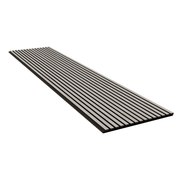 Akustikpaneel Eiche Grau Matt - Schwarzer Filz - 60x240cm-4330542119691