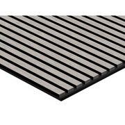 Akustikpaneel Eiche Grau Matt - Schwarzer Filz - 60x60cm-4330542119752