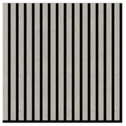 Akustikpaneel Eiche Grau Matt - Schwarzer Filz - 60x60cm-4330542119752
