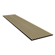 Akustikpaneel Eiche Hellbraun Matt - Schwarzer Filz - 60x240cm-4330542119707