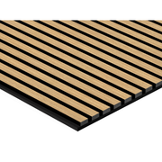Akustikpaneel Eiche Brau Geölt Matt - Schwarzer Filz - 60x240cm-4330542119714