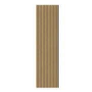 Akustikpaneel Eiche Brau Geölt Matt - Schwarzer Filz - 60x240cm-4330542119714