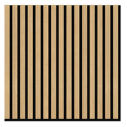 Akustikpaneel Eiche Brau Geölt Matt - Schwarzer Filz - 60x240cm-4330542119776