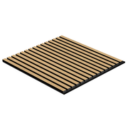 Akustikpaneel Eiche Brau Geölt Matt - Schwarzer Filz - 60x240cm-4330542119776