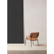 Akustikpaneel Eiche Brau Geölt Matt - Schwarzer Filz - 60x240cm-4330542119721