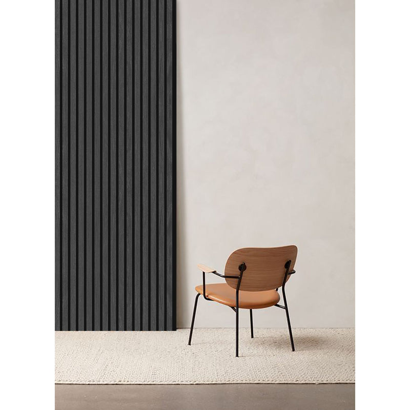 Akustikpaneel Eiche Brau Geölt Matt - Schwarzer Filz - 60x240cm-4330542119721