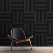 Akustikpaneel Eiche Brau Geölt Matt - Schwarzer Filz - 60x60cm-4330542119745