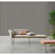 Akustikpaneel Eiche Grau Matt - Schwarzer Filz - 60x240cm-4330542119691