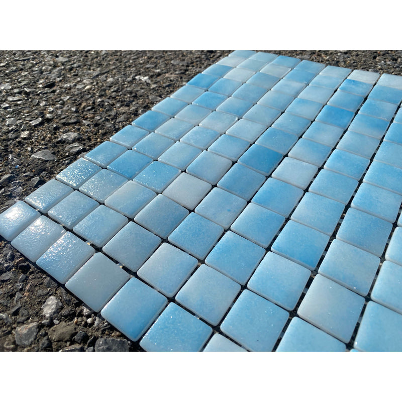 Pool Mosaik 31x50cm Eis-Blau - FliesenExpress - 9109988107587