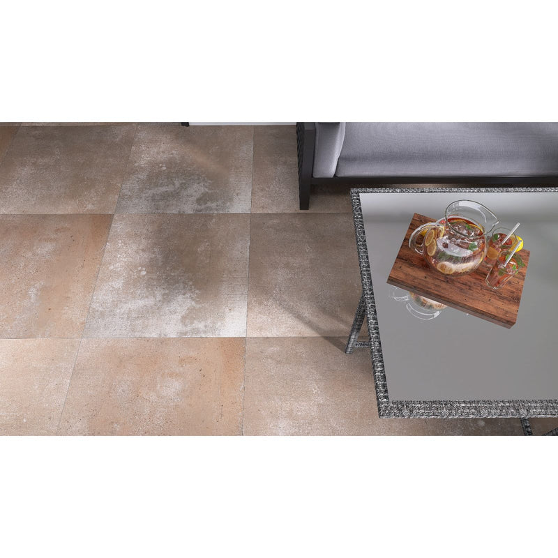 Feinsteinzeug Chateau Champagne Matt 100x100x0,95cm - FliesenExpress - 8429178310209