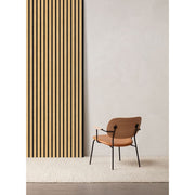 Akustikpaneel Eiche Brau Geölt Matt - Schwarzer Filz - 60x240cm-4330542119714