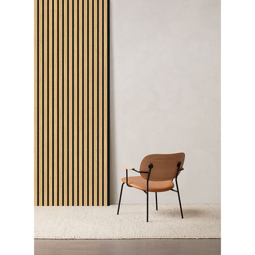Akustikpaneel Eiche Brau Geölt Matt - Schwarzer Filz - 60x240cm-4330542119714