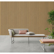 Akustikpaneel Eiche Brau Geölt Matt - Schwarzer Filz - 60x240cm-4330542119714