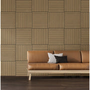 Akustikpaneel Eiche Brau Geölt Matt - Schwarzer Filz - 60x240cm-4330542119776