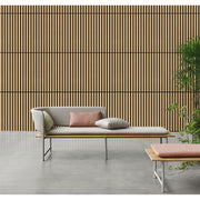 Akustikpaneel Eiche Brau Geölt Matt - Schwarzer Filz - 60x240cm-4330542119776