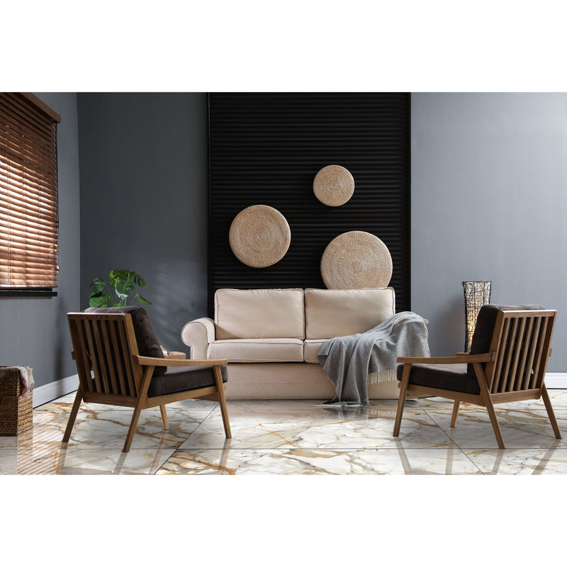 Feinsteinzeug Visage Gold Poliert 30x60cm - Fliese günstig kaufen!