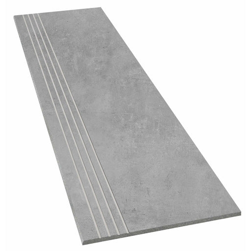 Simply Home Beton Grau Trittstufe 30 x 120 x 0,9 cm - FliesenExpress - Fliesen Sockel Günstig Kaufen!