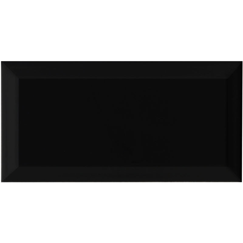 Metro Schwarz Facettenfliese10x20cm_4823057104660