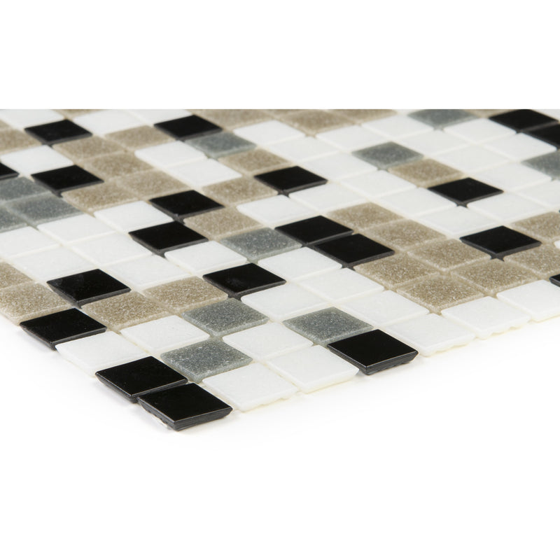 Glasmosaik Black Grey Brown White - FliesenDeal24 - Fliesen günstig kaufen