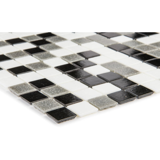 Glasmosaik Black Grey White - FliesenDeal24 - Fliesen günstig kaufen