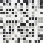 Glasmosaik Black Grey White - FliesenDeal24 - Fliesen günstig kaufen