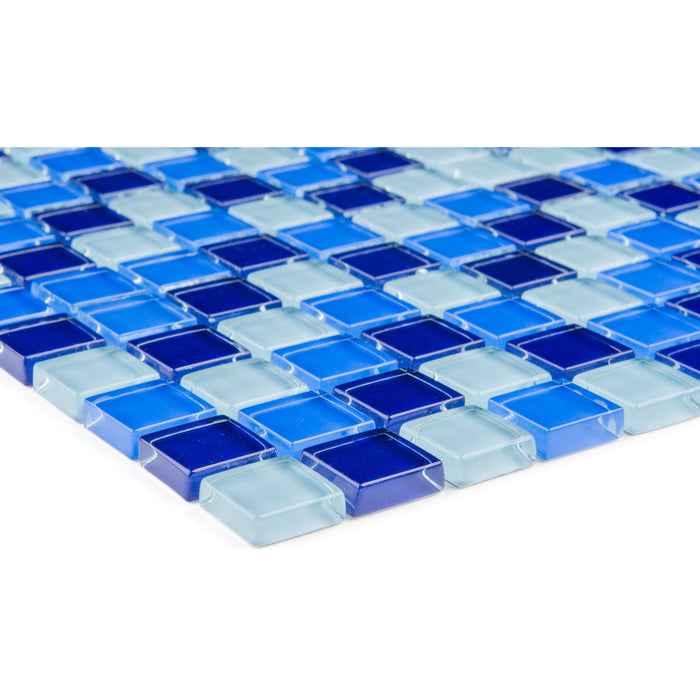 Glasmosaik Blau Mix - FliesenDeal24 - Fliesen günstig kaufen