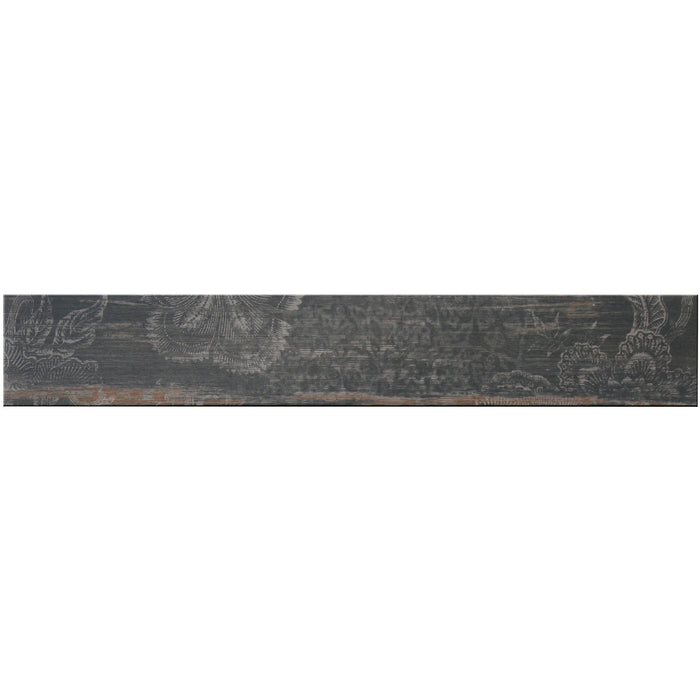 FSZ Enygma Schwarz Dekor matt 15x90cm - FliesenDeal24 - Fliesen günstig kaufen