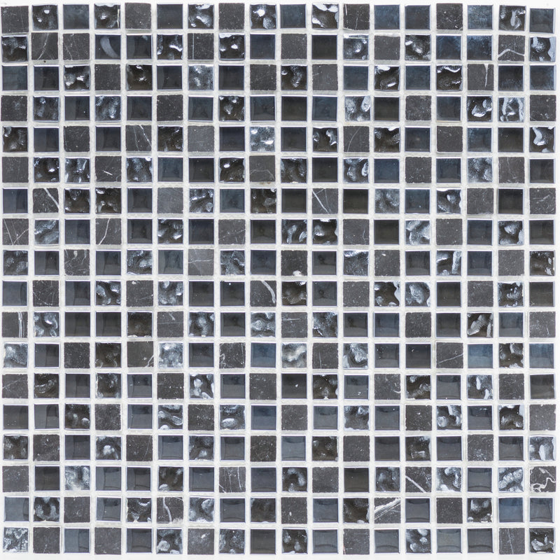 Marmor Schwarz Glasmix Schwarz_4330542047833