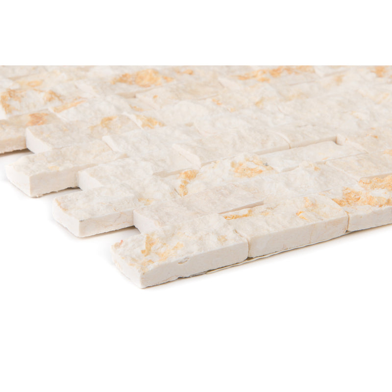 Marmor Sunny Beige Brick spaltrau_4330542053315