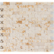 Marmor Sunny Beige Brick spaltrau_4330542053315
