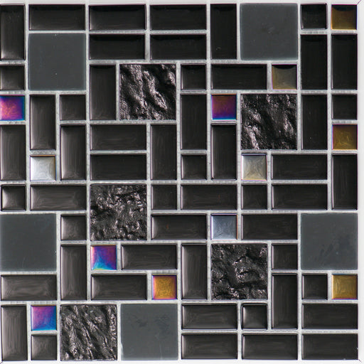 Glasmosaik Black Rainbow Multiformat - FliesenDeal24 - Fliesen günstig kaufen