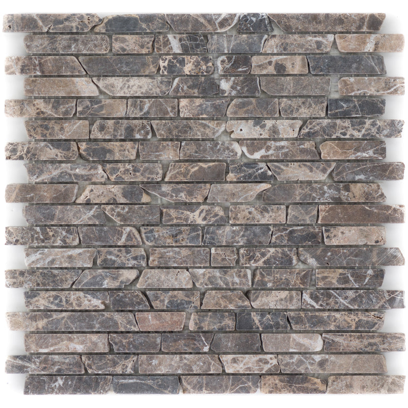 Marmor Marron Emperador Slimbrick getrommelt_4330542053681