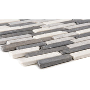 Marmormix Schwarz Grau Weiß Slimbrick getrommelt_4330542053827