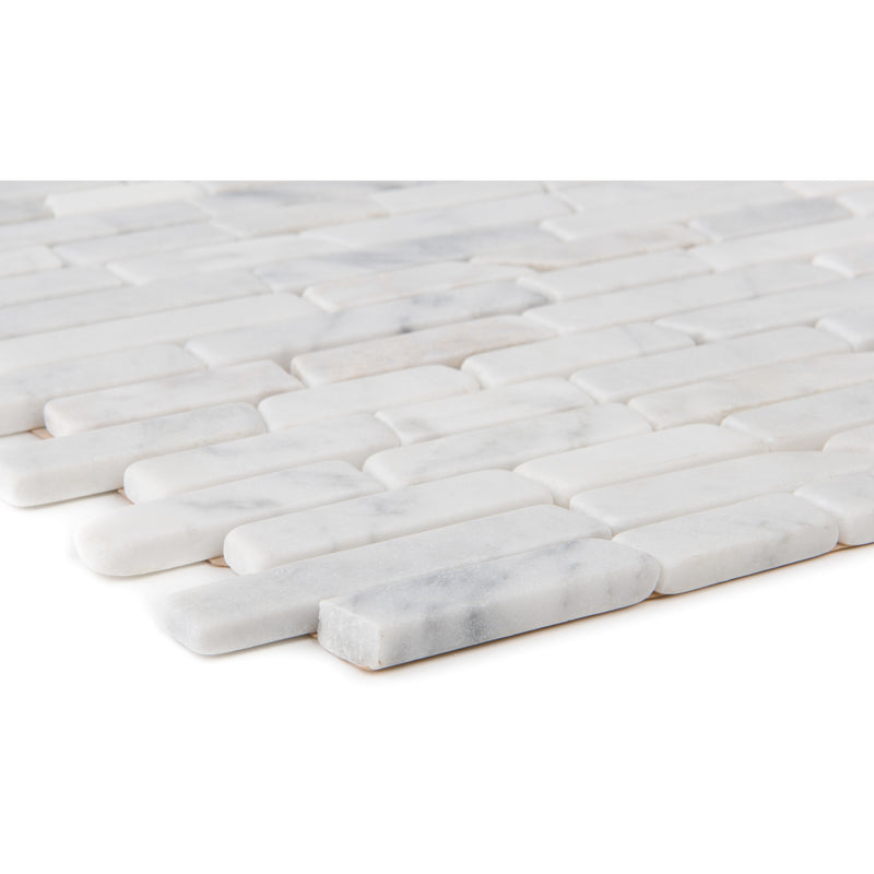 Marmor Carrara White Slimbrick getrommelt_4330542053841
