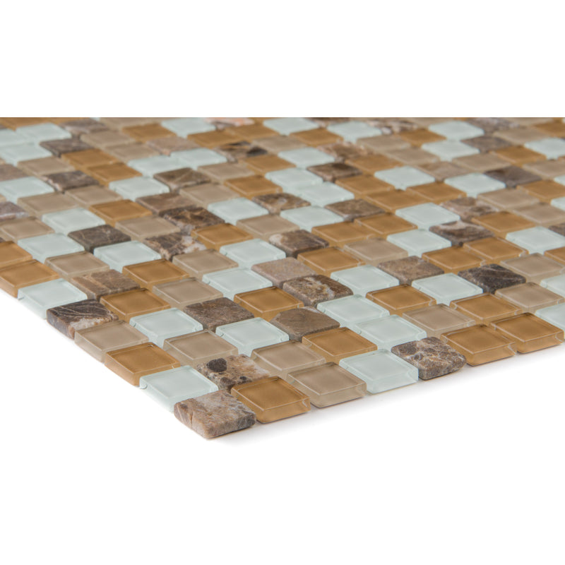 Marmormix Braun Beige Glas Weiß_4330542054305