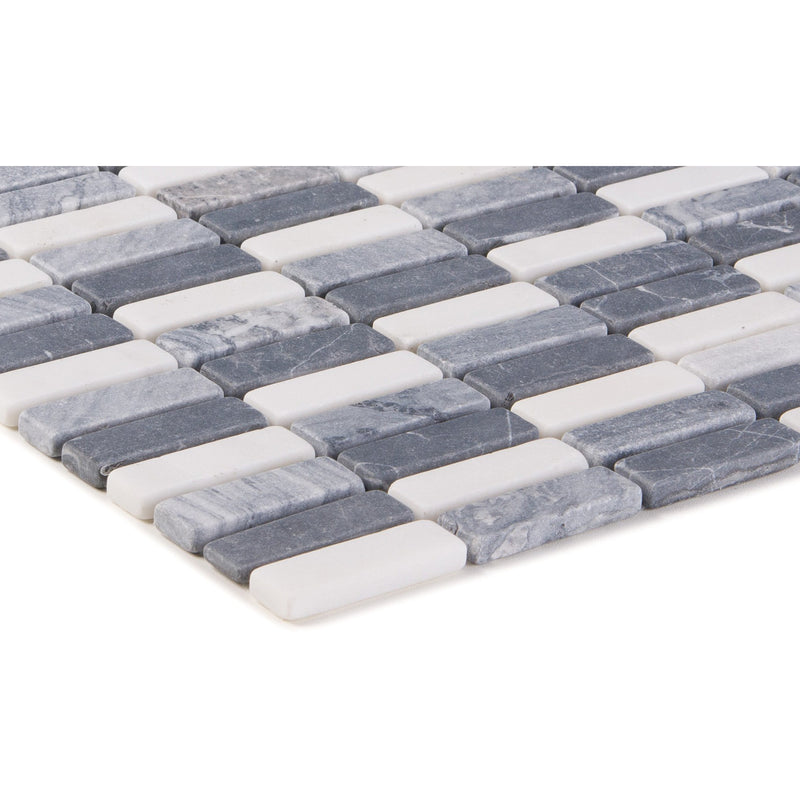 Atlas Marmormix / White Grey Parallel getrommelt_4330542056149