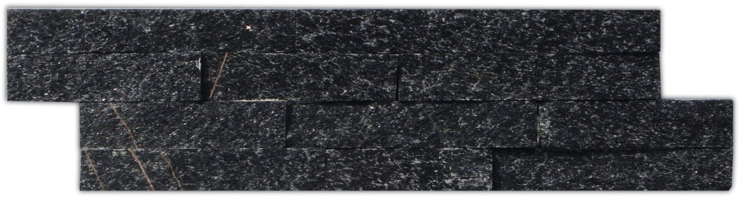 Naturstein Wandverblender Schwarz 40x10 cm - FliesenExpress - Fliesen Günstig Kaufen