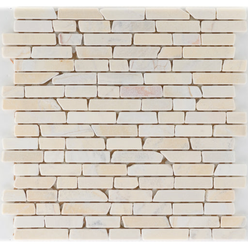 Marmor Yellow Sun Slimbrick getrommelt